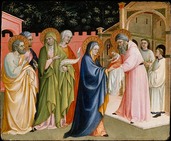 "The Presentation in the Temple" Alvaro Pirez d'Evora, ca. 1430